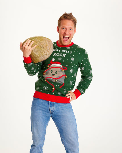 Pull de Noël Jingle Bells Rocks pour hommes