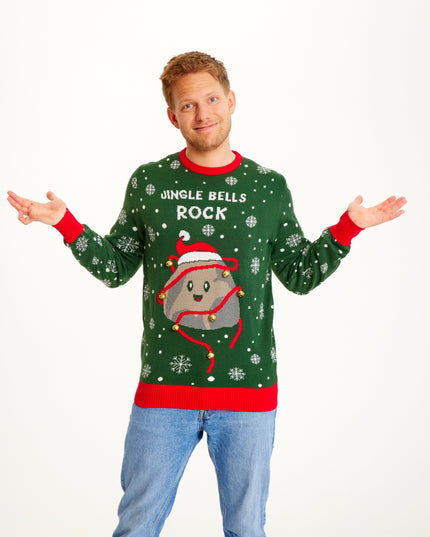 Pull de Noël Jingle Bells Rocks pour hommes
