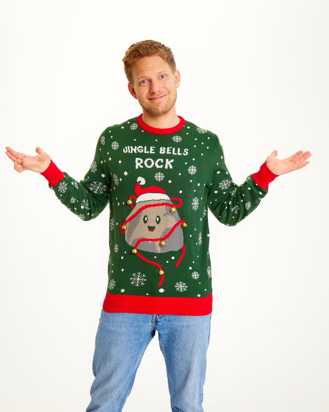 Pull de Noël Jingle Bells Rocks pour hommes