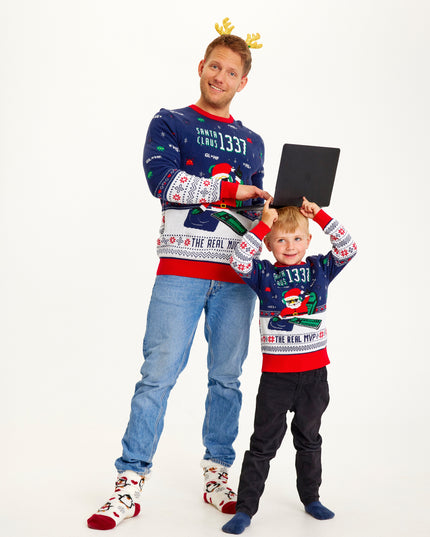 Pull de Noël pour homme « The Real MVP »