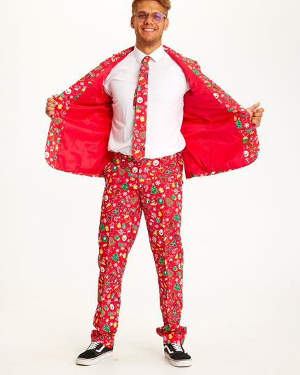 L'incroyable costume de Noël rouge