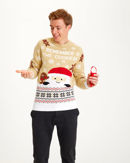 Le pull de Noël Cookie pour hommes