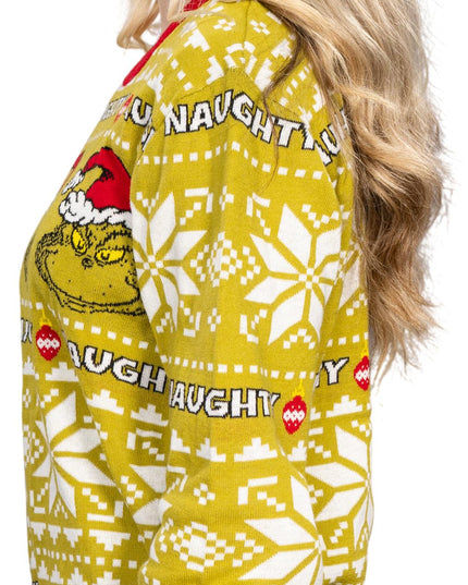 Pull de Noël moche du Grinch « vilain »