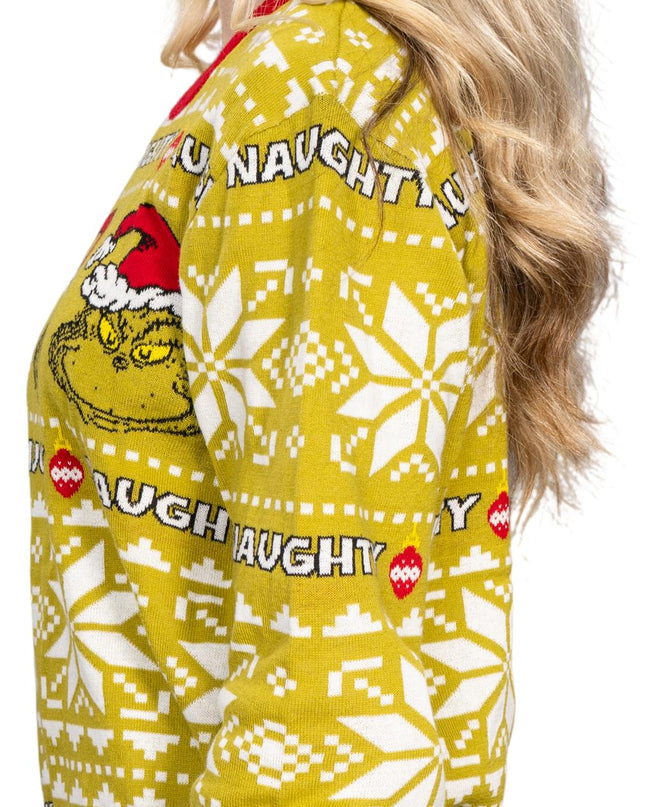 Pull de Noël moche du Grinch « vilain »