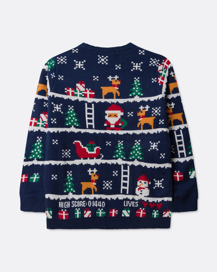 Pull de Noël rétro pour enfants