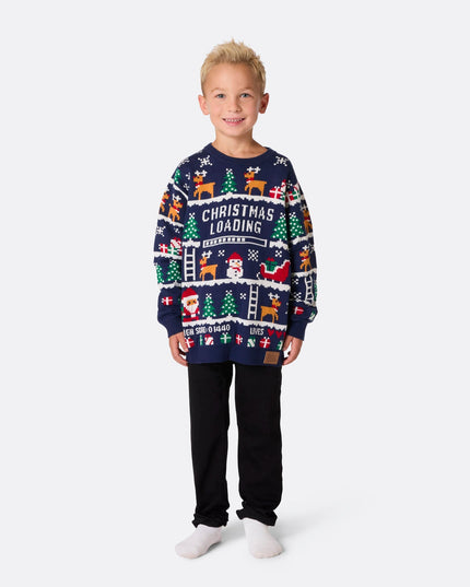 Pull de Noël rétro pour enfants