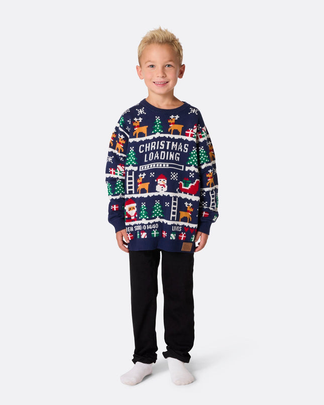 Pull de Noël rétro pour enfants