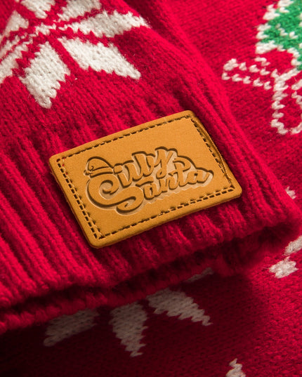 Pull de Noël rouge pour enfants et famille | Pull de Noël douillet pour toute la famille