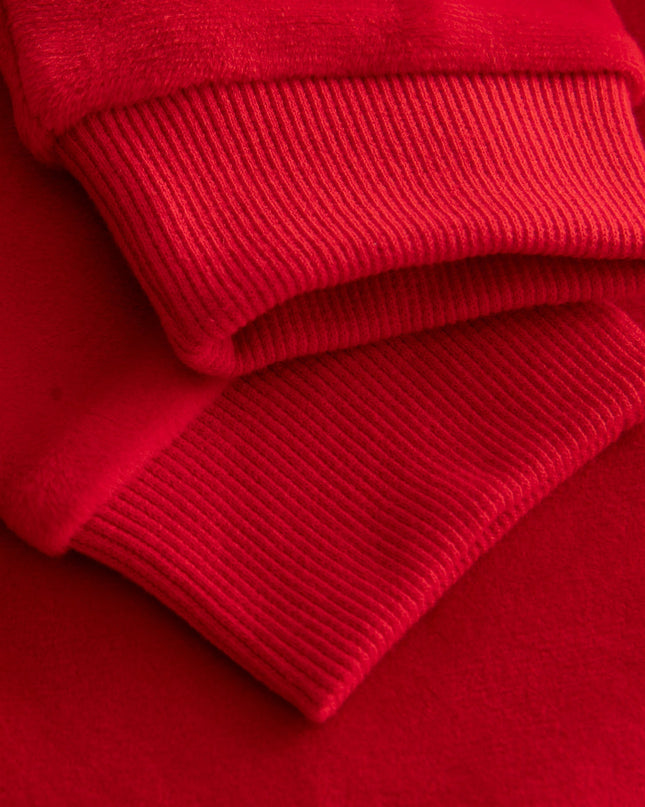 Pull de Noël pour enfants avec un renne rouge