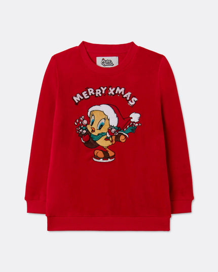 Pull de Noël Tweety pour enfants