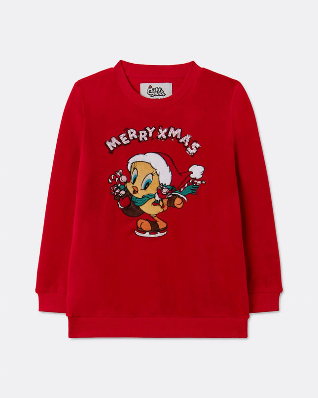 Pull de Noël Tweety pour enfants