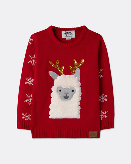 Pull de Noël Lama pour enfants