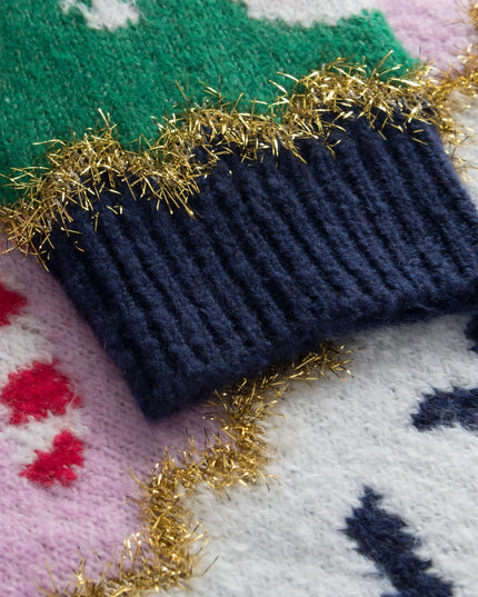 Pull de Noël rayé pour enfants