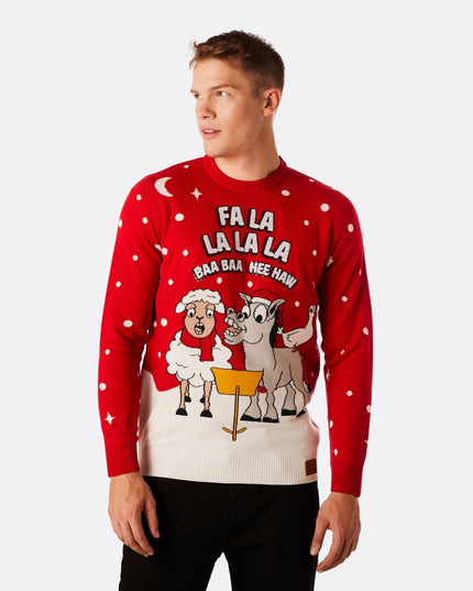 Pull de Noël Baa Baa pour homme