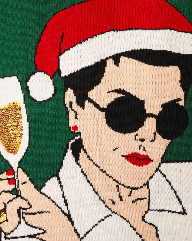 Pull de Noël Merry Krismas pour hommes