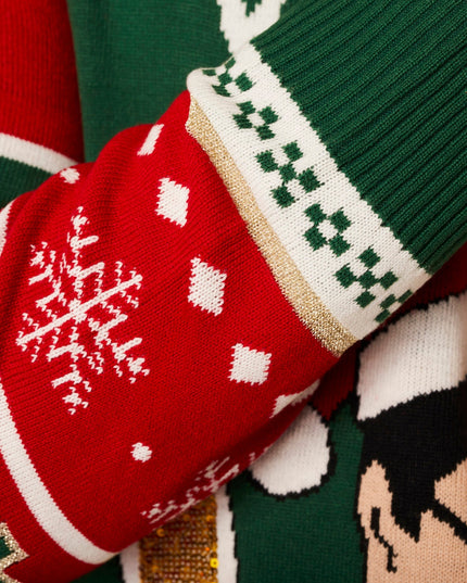 Pull de Noël Merry Krismas pour hommes