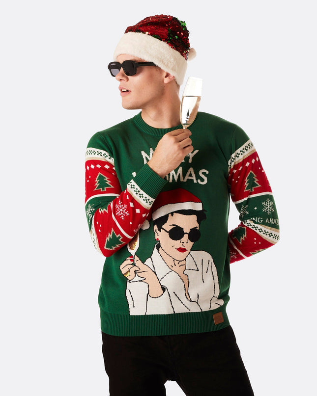 Pull de vacances Merry Krismas pour hommes