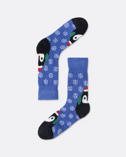 Chaussettes de Noël moelleuses pour enfants (paquet de 3)