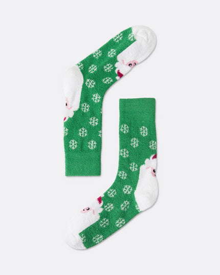 Chaussettes de Noël moelleuses pour enfants (paquet de 3)