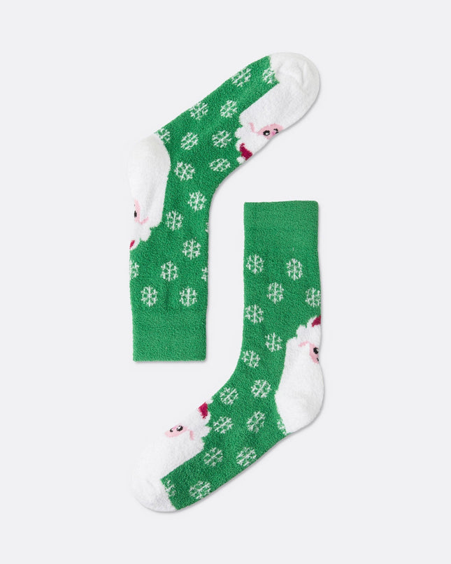 Chaussettes de Noël moelleuses pour enfants (paquet de 3)