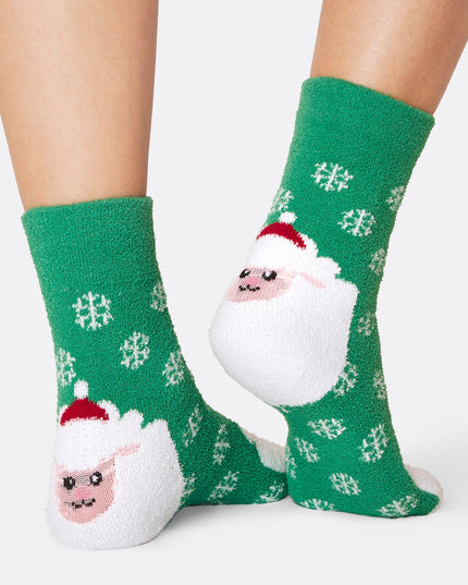 Chaussettes de Noël moelleuses pour enfants (paquet de 3)