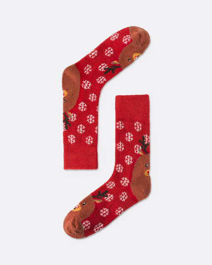 Chaussettes de Noël moelleuses pour enfants (paquet de 3)