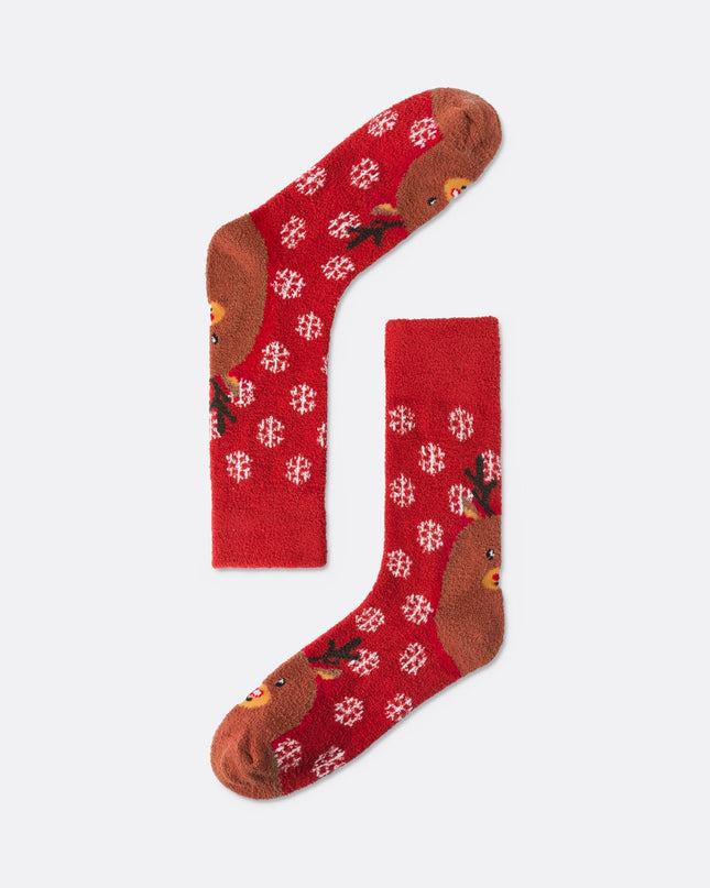 Chaussettes de Noël moelleuses pour enfants (paquet de 3)