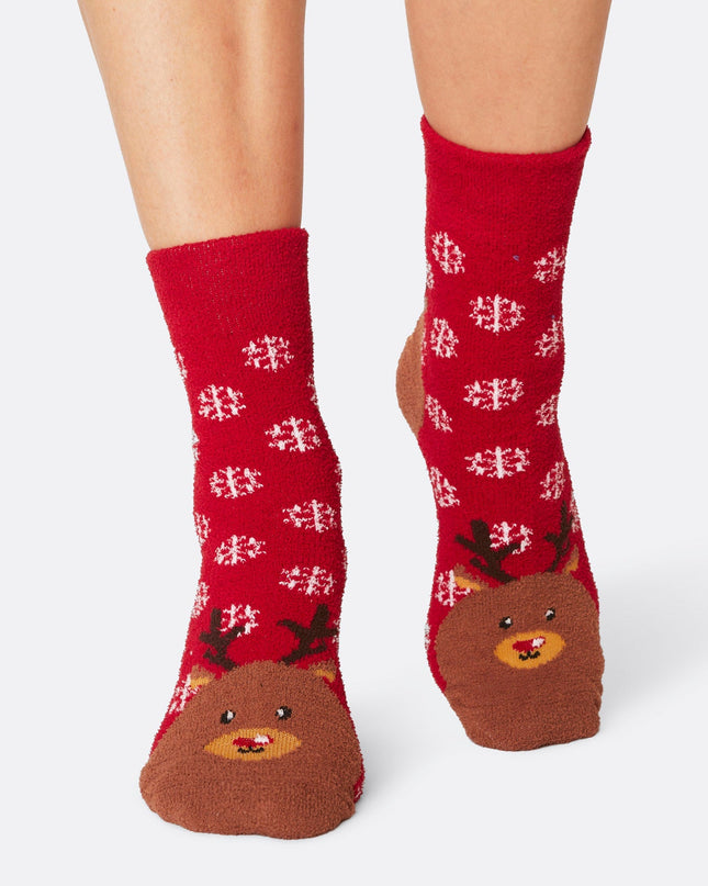 Chaussettes de Noël moelleuses pour enfants (paquet de 3)