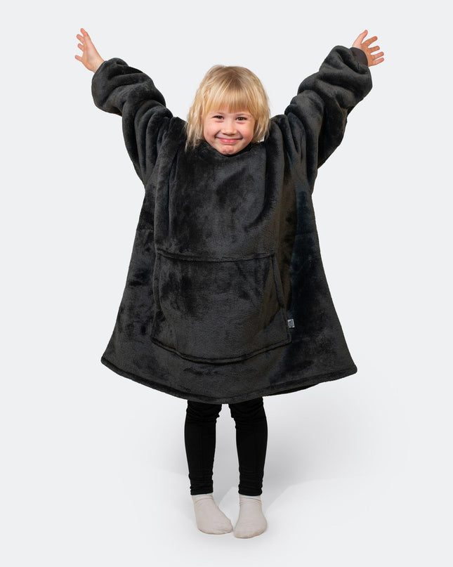 Sweat à capuche gris HappyHoodie pour enfants