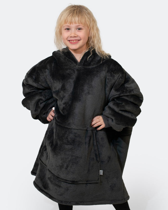 Vêtements d'intérieur à capuche gris HappyHoodie pour enfants