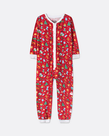 Pyjama de Noël rouge pour enfants
