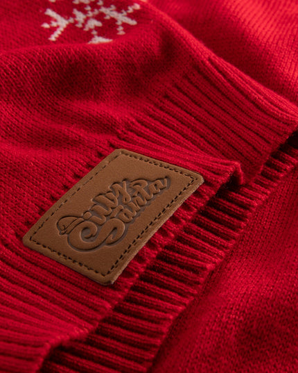 Pull de Noël pour enfants avec un sapin et des rennes