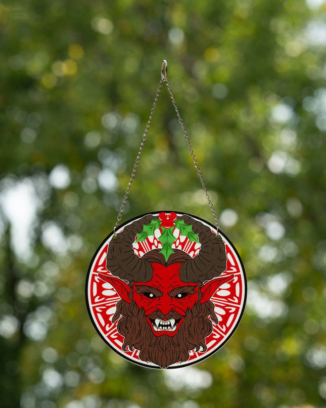 Décoration Krampus Attrape-soleil de 15 cm pour la maison