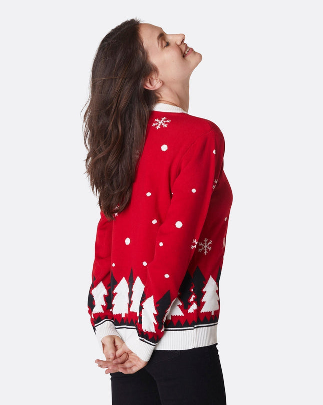 Pull de Noël Lama pour femmes