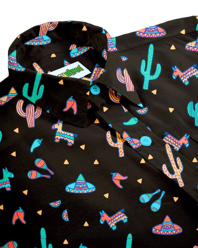 Men's Midnight Fiesta Hawaiian Shirt