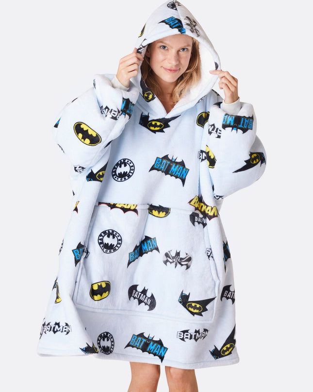 HappyHoodie Bleu clair Édition Batman pour adultes