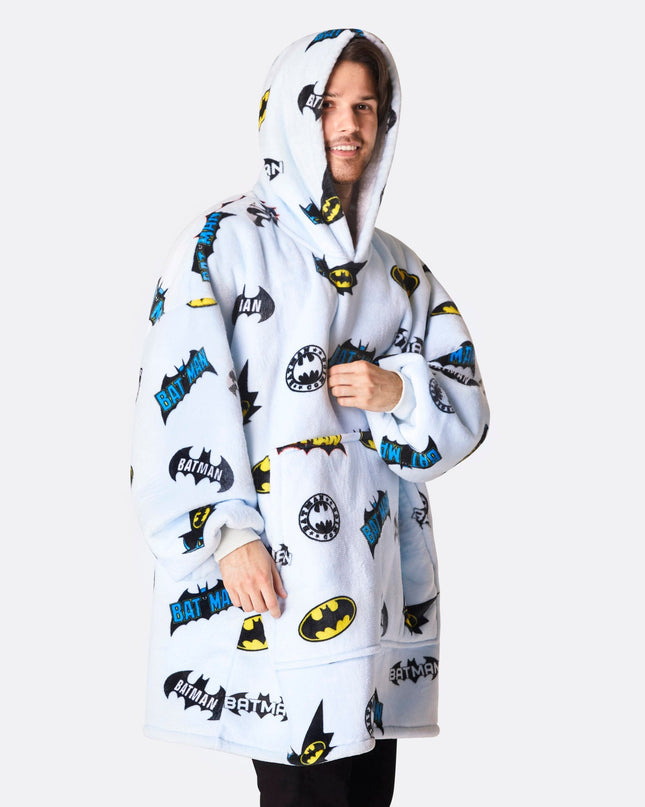 HappyHoodie Bleu clair Édition Batman pour adultes