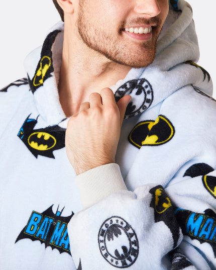 HappyHoodie Bleu clair Édition Batman pour adultes