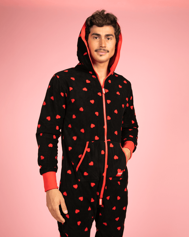 Men's Hearts on Fire Jumpsuit
