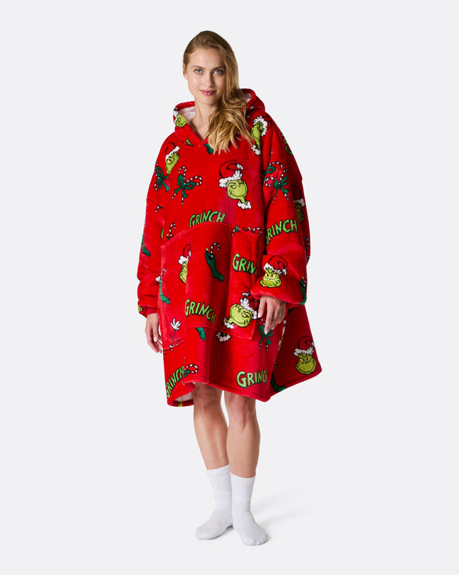 Grinch Red HappyHoodie