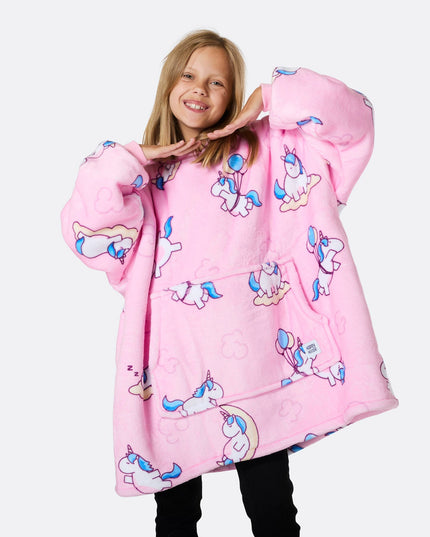 Sweat à capuche licorne HappyHoodie pour enfants, pour se détendre confortablement