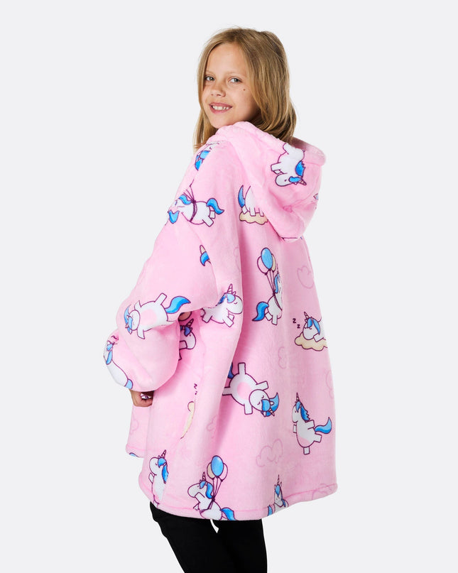 Sweat à capuche licorne HappyHoodie pour enfants, pour se détendre confortablement