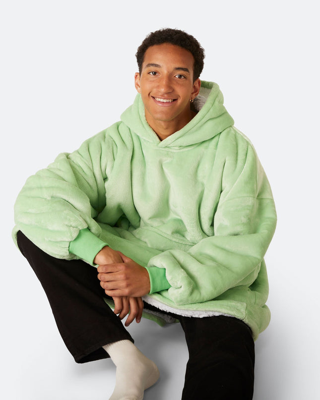 Sweat à capuche HappyHoodie vert clair pour Pâques, pour hommes et femmes