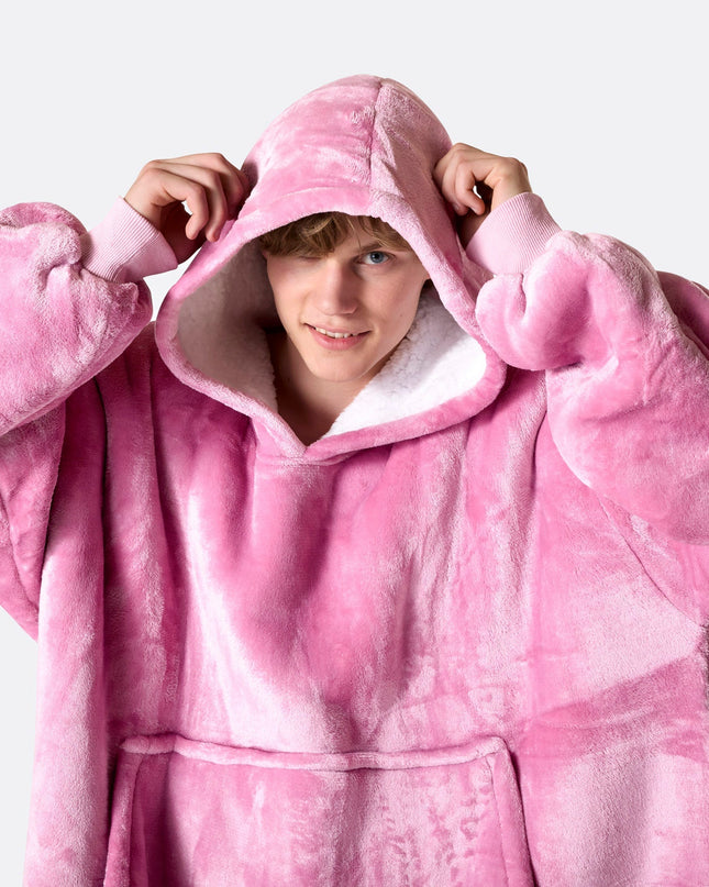 Sweat à capuche rose HappyHoodie pour Pâques, pour hommes et femmes