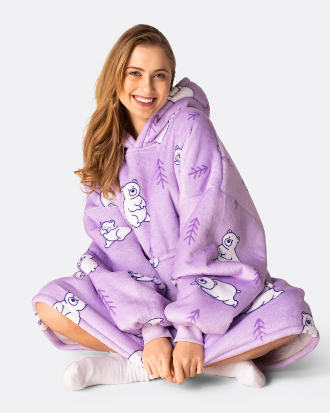 Sweat à capuche Ours Polaire HappyHoodie