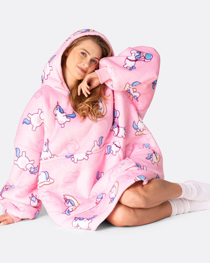 Sweat à capuche licorne