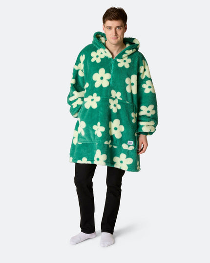 Fleurs Teddy vert HappyHoodie