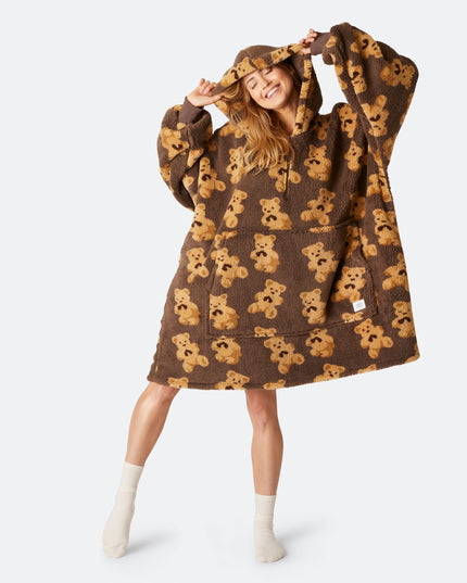 Sweat à capuche Dark Teddy HappyHoodie pour un confort optimal