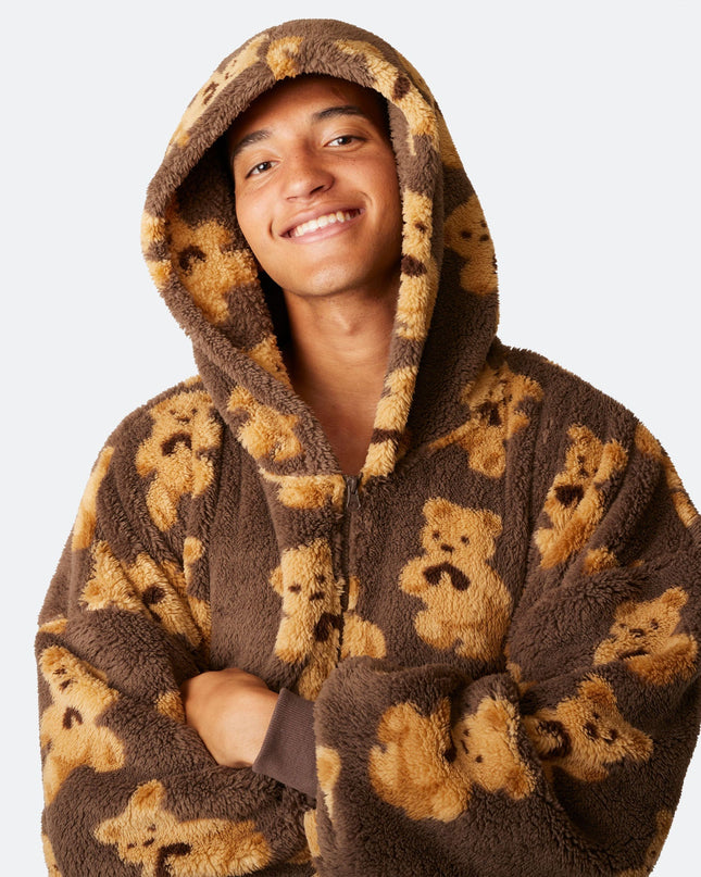 Sweat à capuche Dark Teddy HappyHoodie