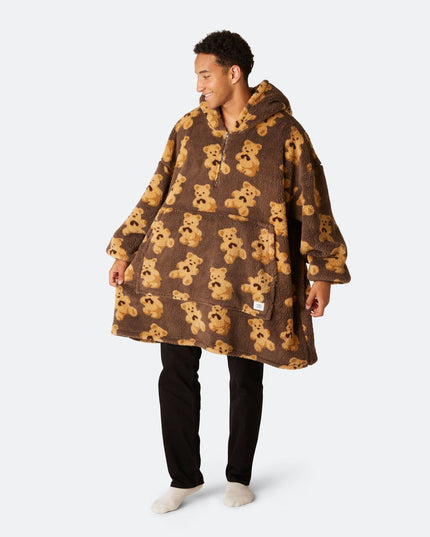 Sweat à capuche Dark Teddy HappyHoodie pour un confort optimal
